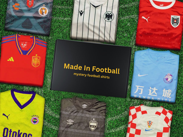 Mystery football shirts