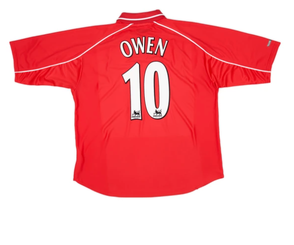(Owen #10) Liverpool home shirt 2000-02