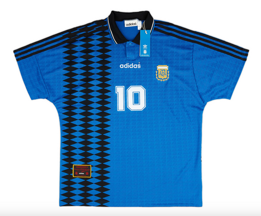 (Maradona #10) Argentina adidas Originals Reissue Away shirt