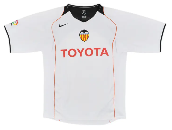 2004-05 Valencia Home Shirt Aimar #21 - 9/10 - (L)