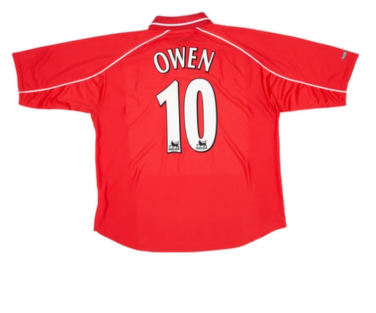 (Owen #10) Liverpool home shirt 2000-02