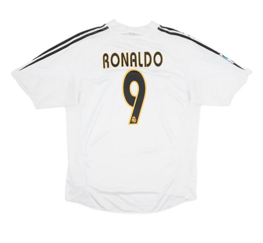 (Ronaldo #9) Real madrid home shirt 2004-05