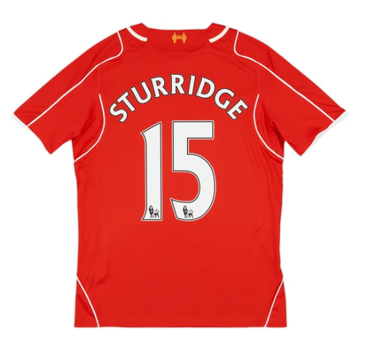 (Sturridge #15) Liverpool home 2014-15
